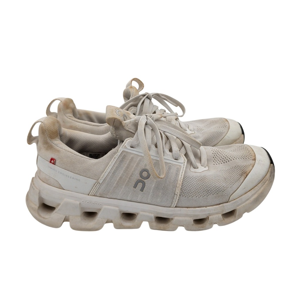 On Running Cloudswift Undyed White Mesh Running Shoes Womens 5.5 31.99942
